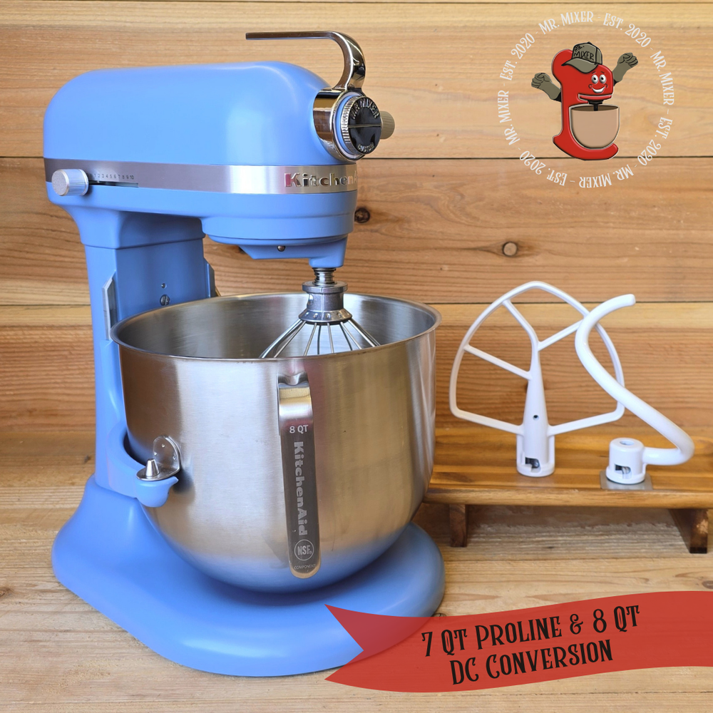 Mr. Mixer Upgraded KitchenAid 7 Qt Proline & 8 Qt 1.3HP DC